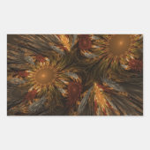 ひまわり印象 長方形シール (正面)