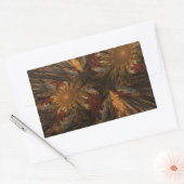 ひまわり印象 長方形シール (封筒)