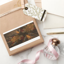 ひまわり印象 長方形シール