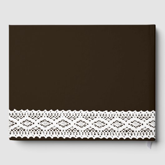 ひまわり及びヴィンテージレ結婚ース ゲストブック (裏面)