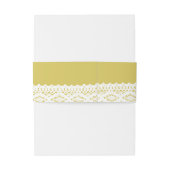 ひまわり及びヴィンテージレ結婚ース 招待状ベリーバンド (裏面例)