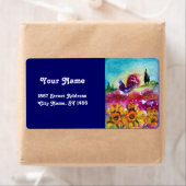 ひまわり及び黒鶏 ラベル (インサイチュ)