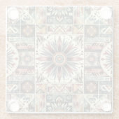 ひまわり収穫 ガラスコースター (裏面)