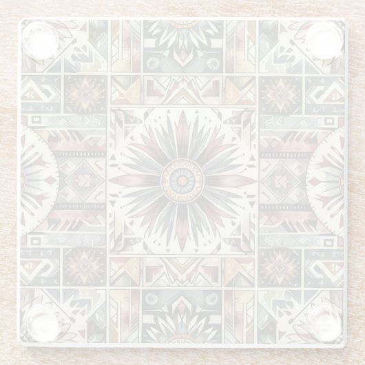 ひまわり収穫 ガラスコースター (裏面)