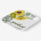 ひまわり台本卒業パーティー ペーパープレート (傾斜あり)