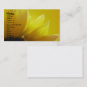 ひまわり名刺パーソナライズ名刺 名刺 (正面/裏面)