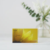 ひまわり名刺パーソナライズ名刺 名刺 (スタンド正面)