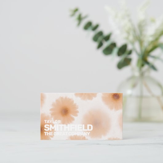 ひまわり名刺 名刺 (スタンド正面)