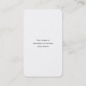 ひまわり名刺 名刺 (裏面)