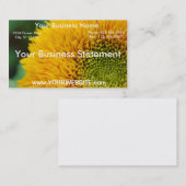 ひまわり名刺 名刺 (正面/裏面)