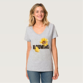 ひまわり咲き Tシャツ