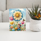 ひまわり喜び カード