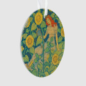 ひまわり園の花の子の女性 オーナメント (正面)