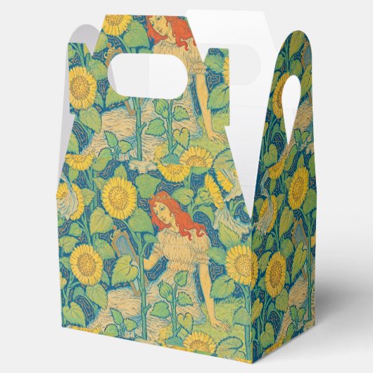 ひまわり園の花の子の女性 フェイバーボックス (オープン)