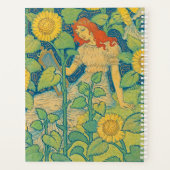 ひまわり園の花の子の女性 プランナー手帳 (裏面)