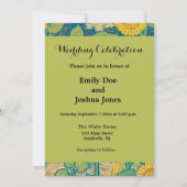 ひまわり園の花の子の女性 招待状 (正面)