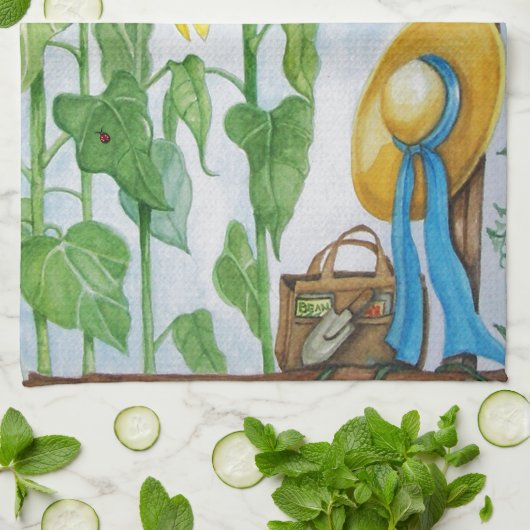 ひまわり園 キッチンタオル (折り畳み)