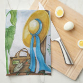 ひまわり園 キッチンタオル (四つ折り)