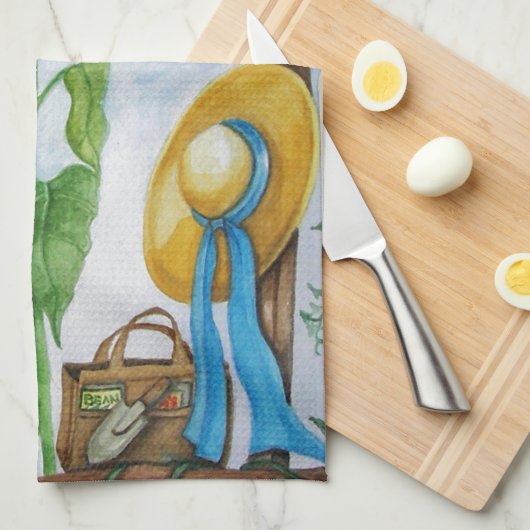 ひまわり園 キッチンタオル (四つ折り)