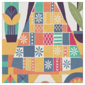 ひまわり園 ファブリック (クローズアップ)