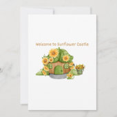 ひまわり城へようこそ 招待状 (正面)