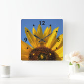 ひまわり壁時計 スクエア壁時計 (ホーム)