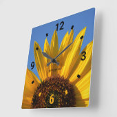 ひまわり壁時計 スクエア壁時計 (傾斜)