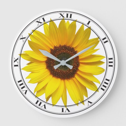 ひまわり壁時計 ラージ壁時計 (正面)