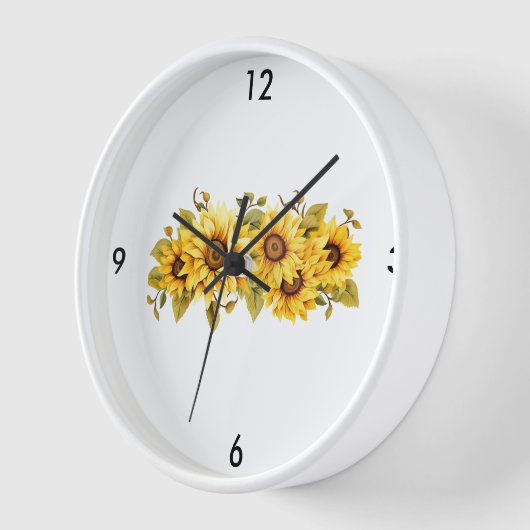 ひまわり壁時計 壁時計 (傾斜)