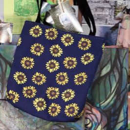 ひまわり夏の日差し トートバッグ