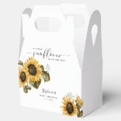 ひまわり夏の赤ちゃんシャワー フェイバーボックス (オープン)