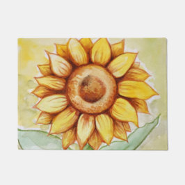 ひまわり夏 ドアマット