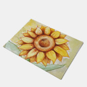 ひまわり夏 ドアマット (アングル)