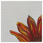 ひまわり夏 ファブリック (クローズアップ)