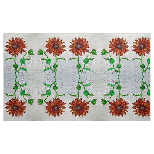 ひまわり夏 ファブリック (ヤード)