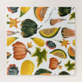 ひまわり夏：ヴィンテージ水彩パターン ジグソーパズル (横)