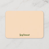 ひまわり夏 名刺 (裏面)