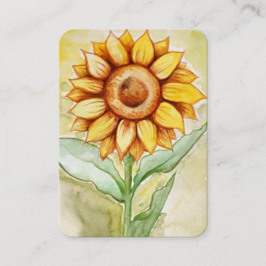 ひまわり夏 名刺 (正面)