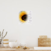 ひまわり夢詩ポスター ポスター (キッチン)