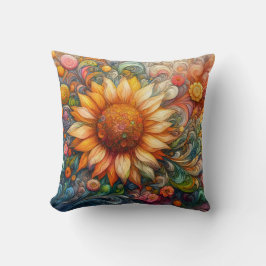 ひまわり夢 クッション