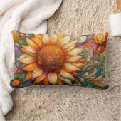 ひまわり夢 ランバークッション (ブランケット)
