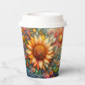 ひまわり夢 紙コップ (裏面)