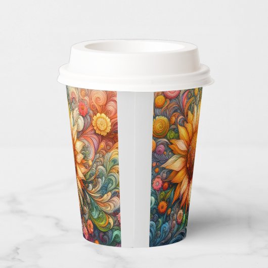 ひまわり夢 紙コップ (右)