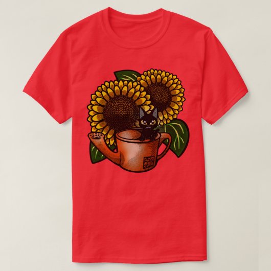 ひまわり大好き Tシャツ (デザイン正面)