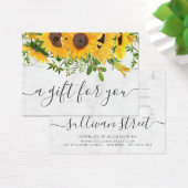 ひまわり大理石小物商品券 (デスク)