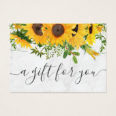 ひまわり大理石小物商品券 (正面)