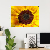 ひまわり太陽 ポスター (ホームオフィス)