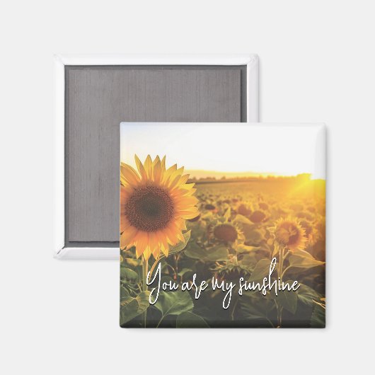 ひまわり太陽 マグネット (正面/裏面)