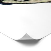 ひまわり女性のカーボーイポスター ポスター (角)