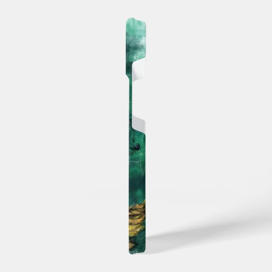 ひまわり女性iPhoneケース iPhoneケース (左側面)